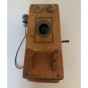 Antique Brass Wall Telephone Crank Handle,  The Country Belle